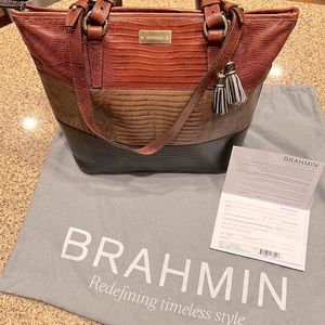 Brahmin Asher- Cognac Vineyard